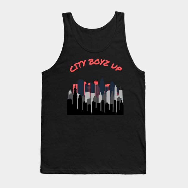 CITY BOYZ UP DESIGN Tank Top by The C.O.B. Store